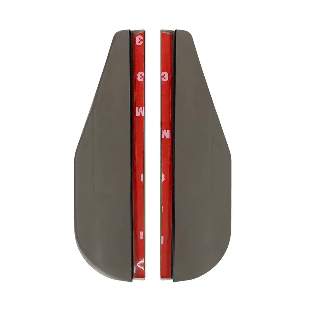 2PCS Car Rearview Mirror Rain Eyebrow Carbon Fiber Sun Visor Shade Cover