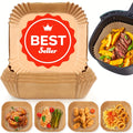 Air Fryer Disposable Paper Parchment Wood Pulp Steamer Cheesecake Air Fryer