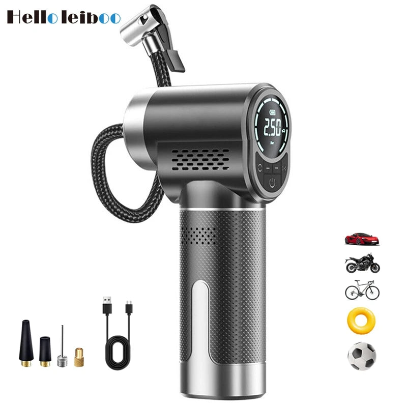 LEIBOO Handheld Air Compressor Wireless Inflatable Pump Portable Air Pump