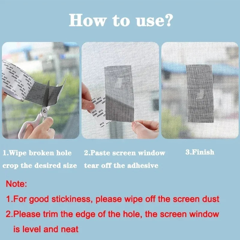 Window Screen Tape Anti-mosquito Screen Repair Subsidy Door Curtain