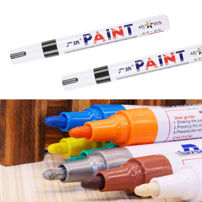 1pcs White Waterproof Cars Wheel Tire Oily Mark Pen Auto Rubber Tyre Paint