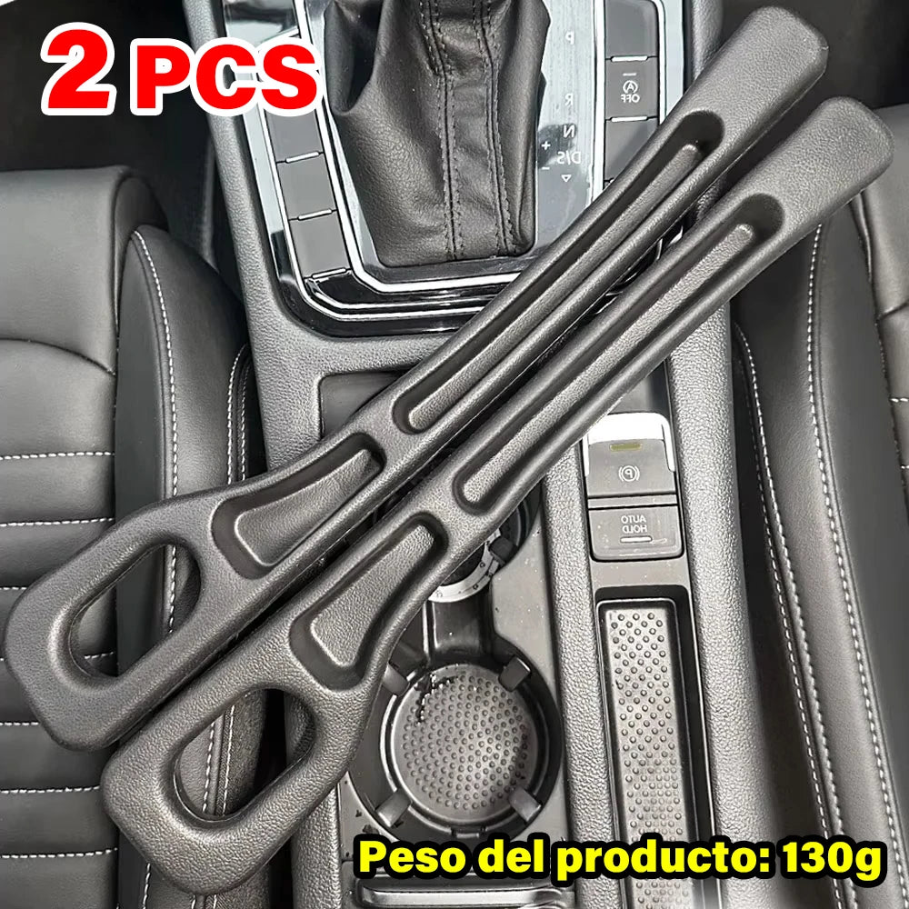 2Pcs Car Seat Gap Filler Organizer PU Car Seat Gap Anti-leak Stopper Strip