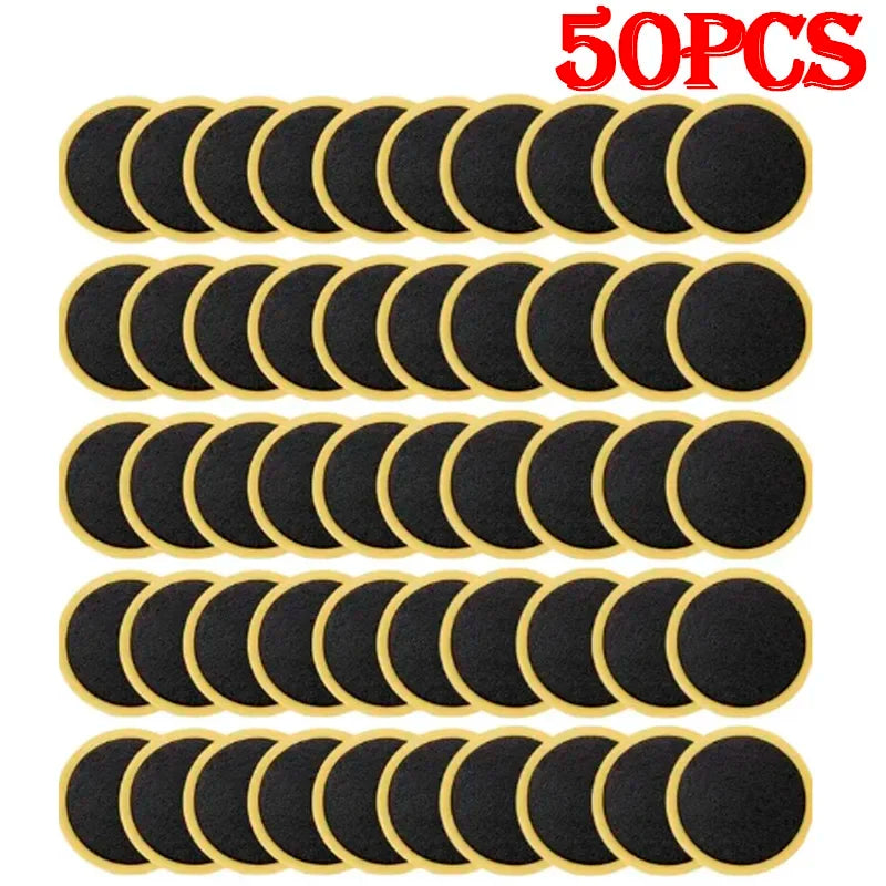 50/30/20/10PCS Bicycle Glue-free Tire Patches Tool Quick Repairing Tyre