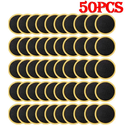 50/30/20/10PCS Bicycle Glue-free Tire Patches Tool Quick Repairing Tyre