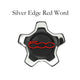 Silver Edge Red Word