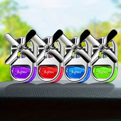 Car Aromatherapy Air Freshener Rotating Propeller Vent Fragrance