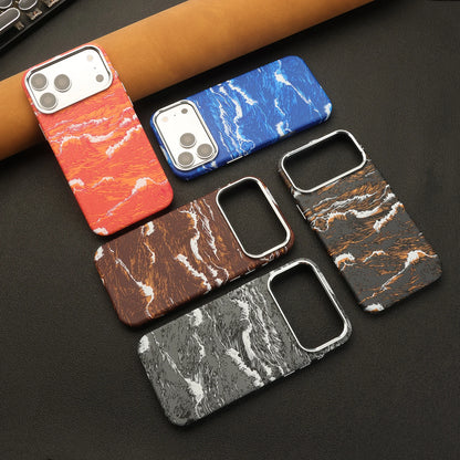 Kevlar Carbon Fiber PC Texture Magnetic Case For iPhone 18 Air 17 16 15 14