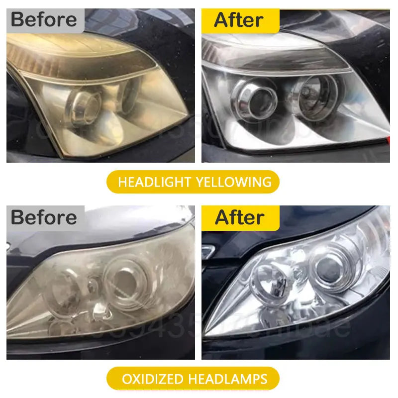 Car Headlight Restoration Polishing Kits Headlamp Scratch Remover Repair