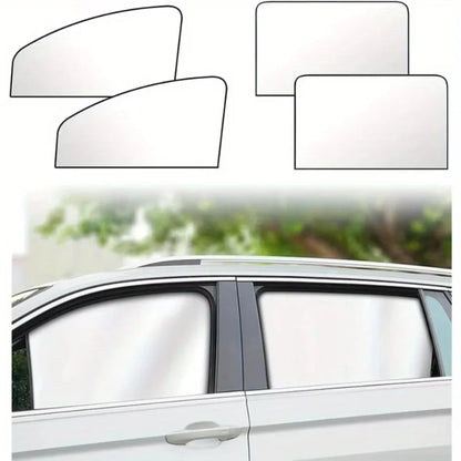 Magnetic Window Shades 2pcs Set for Cars Heat Reduction Privacy Protection
