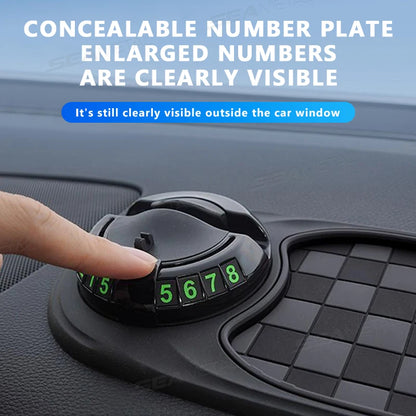 2 in 1 Dashboard Anti Slip Mat with Phone Mount 360-Degree Rotation Car