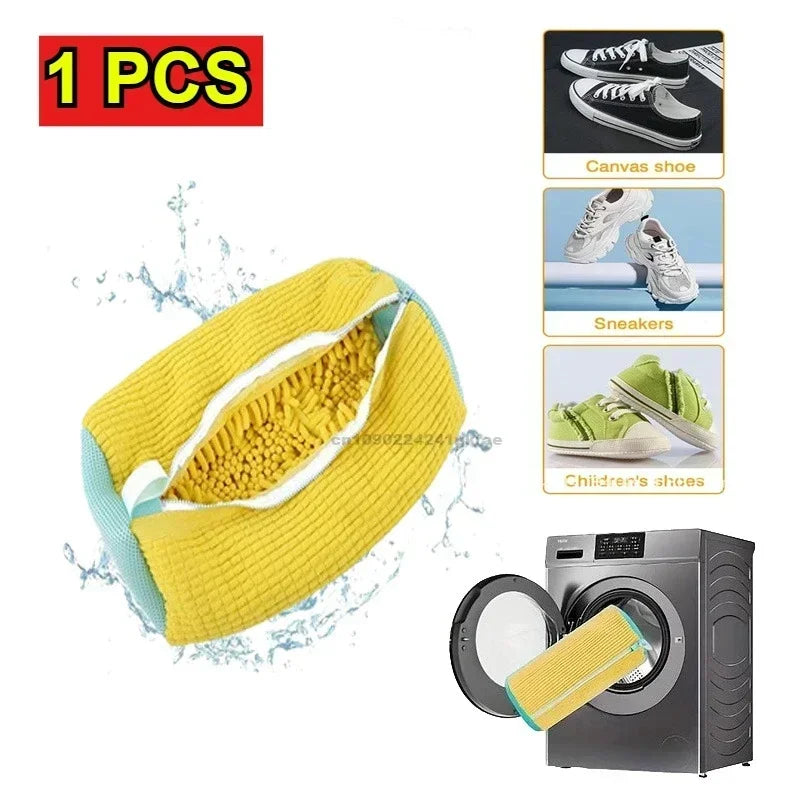 Sneaker Washing Net Bag To Wash Slippers Shoe Laundry Net Washing Machine