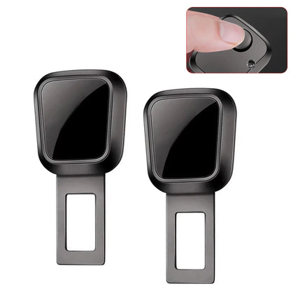 2 PCS Car Seat Belt Clip Extender Safety Seatbelt Lock Buckle Plug Just