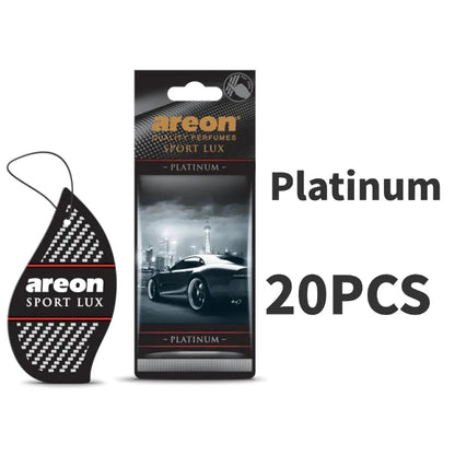 Areon Sport Lux Gold Hanging Car Air Freshener Long-Lasting Odor Eliminator