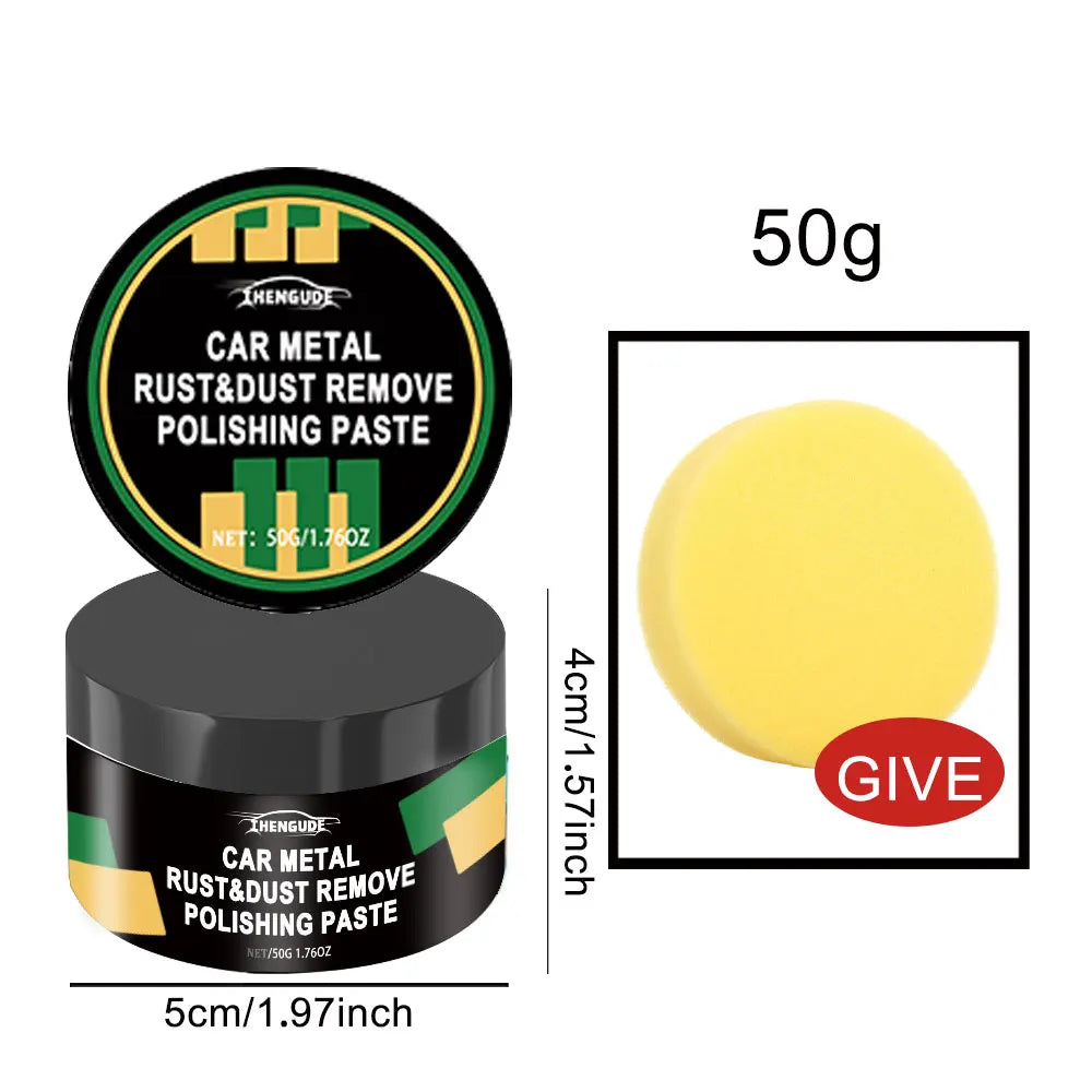 Car Rust Restoration Paste for Chrome Parts of Auto Rust And Fading on Car