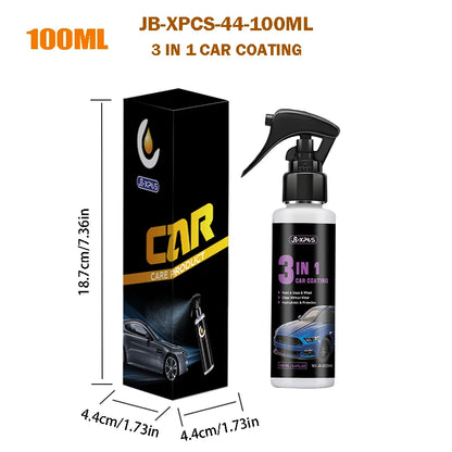 3 in 1 Car Ceramic Coating Nano Hydrophobic Protection Polishing Spraying