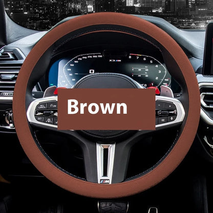 Car Steering Wheel Cover Anti-slip Protective Cover Soft And Odorless