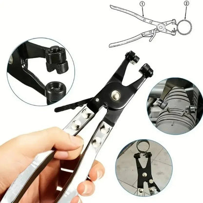 Car Water Pliers Clamp Pipe Hose Clip Swivel Drive Jaw Locking Tool Removal