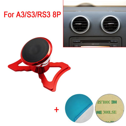 For Audi A3 S3 RS3 8P Sportback Car Phone Magnetic Holder Car Outlet Clip