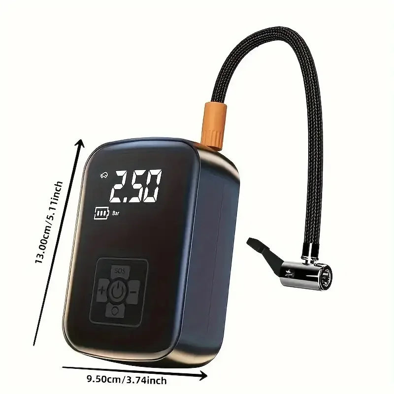 LEIBOO Rechargeable Car Air Pump Portable Car Automatic Compressor Tire