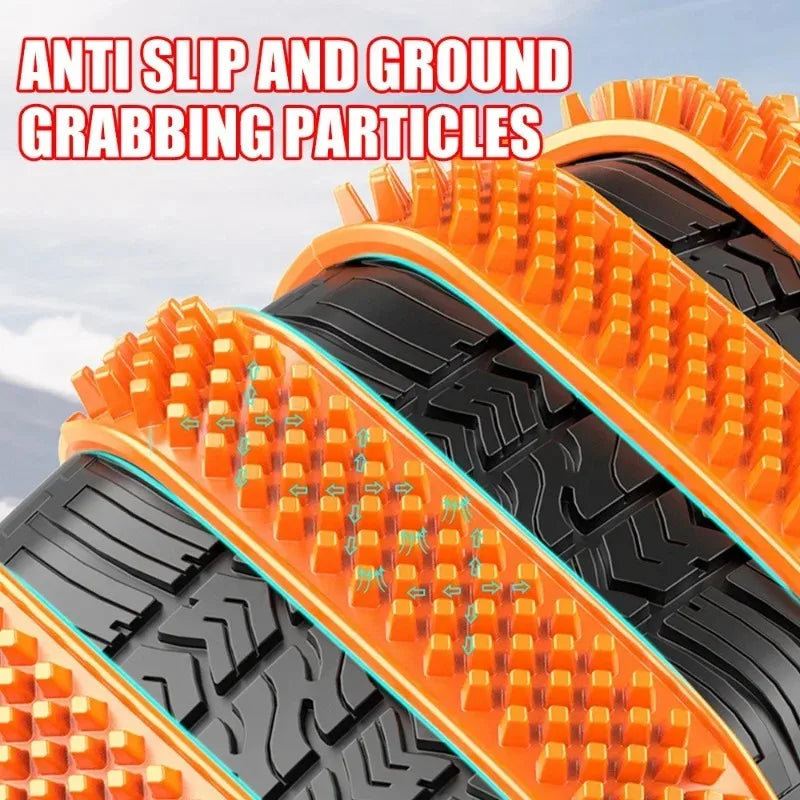 20/10pcs Plastic Snow Chain for Car Tire Widen Thick Crawler Anti Slip