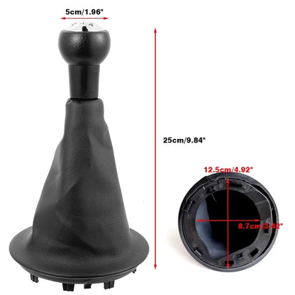 Car Gear Shift Knob With Gaiter Boot Cover For Citroen Berlingo II Peugeot