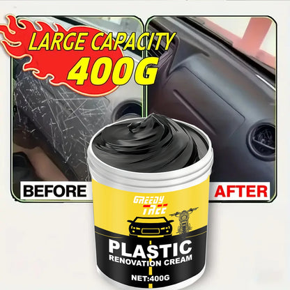 400g Heavy-Duty Car Plastic Renovator Wax - Fast-Acting Scratch Repair