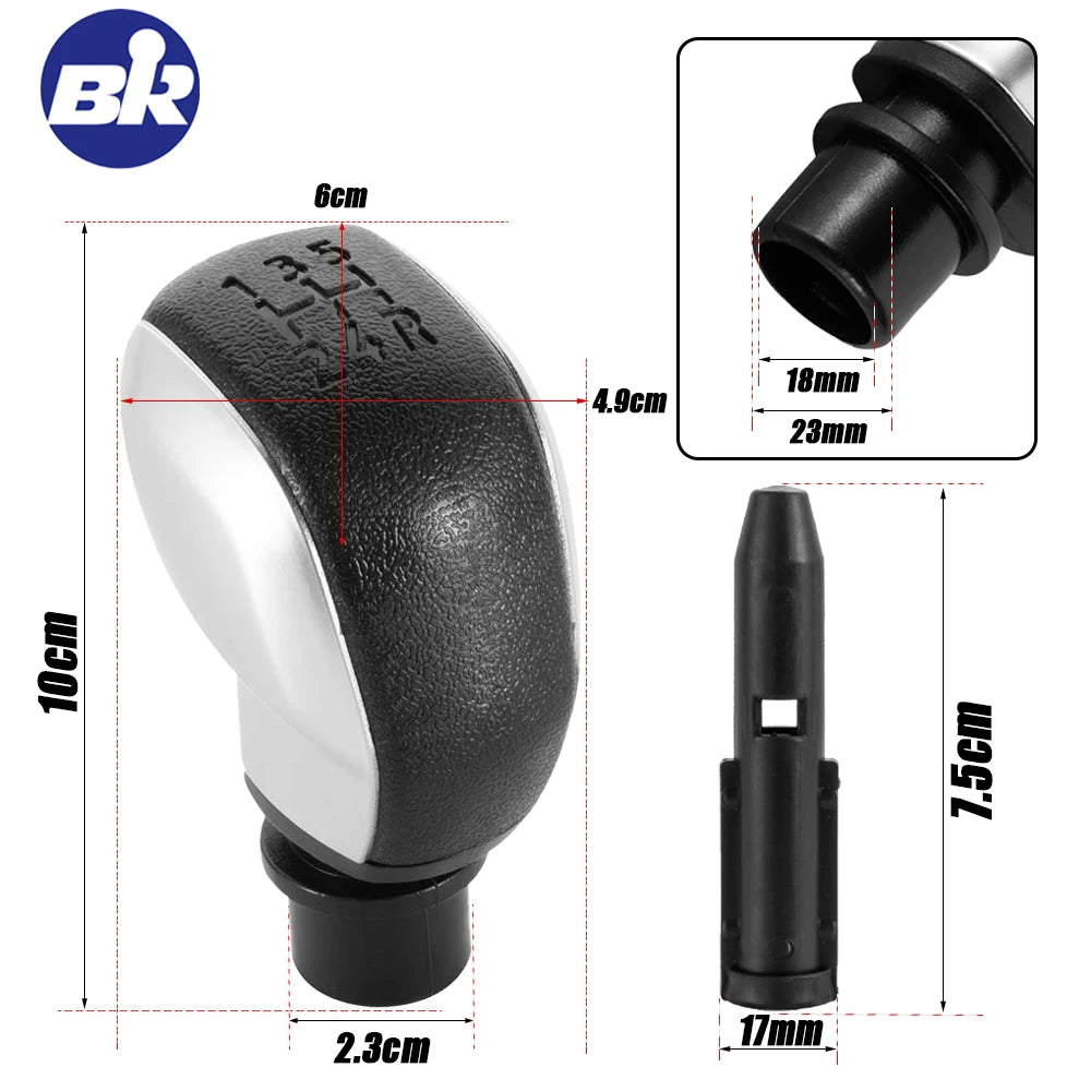 High-Quality 5 Speed Gear Shift Knob For Peugeot 306 307 301 206 207 408