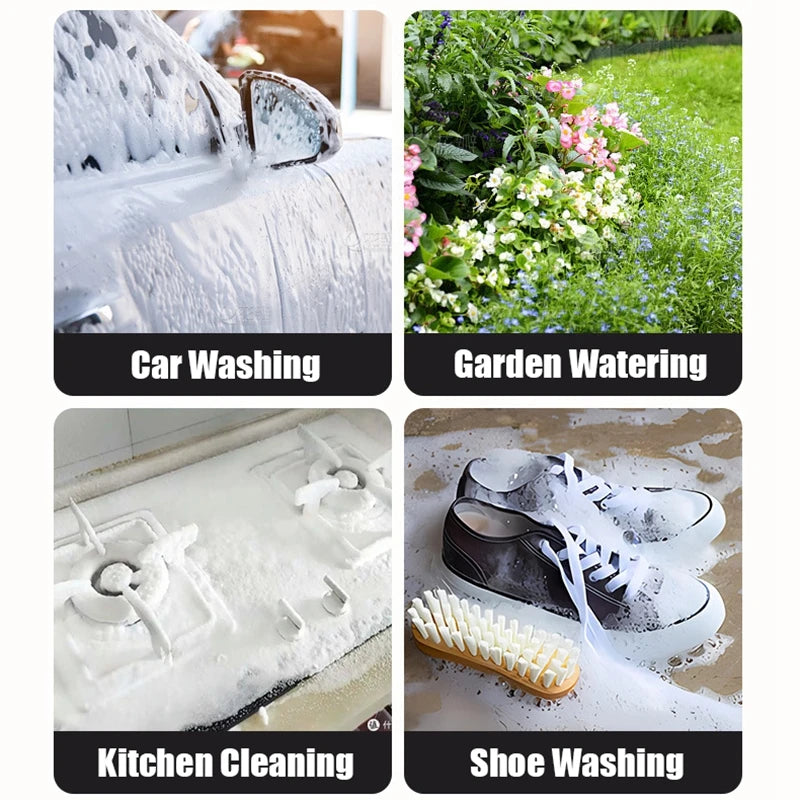 LEIBOO 2L Powerful Electric Foam Sprayer Car Wash Snow Foam Spray Bottle