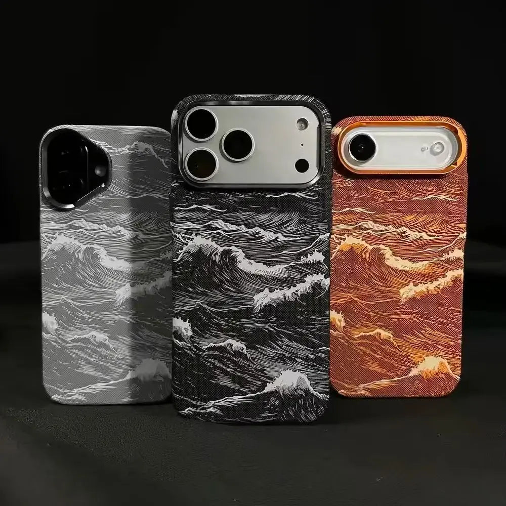 Kevlar Carbon Fiber PC Texture Magnetic Case For iPhone 18 Air 17 16 15 14