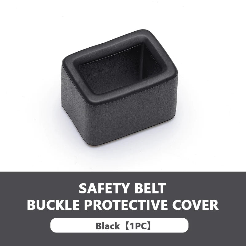 SEAMETAL Car Seat Belt Buckle Cover Anti Scratch Seatbelt Button Protector