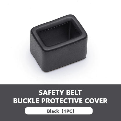 SEAMETAL Car Seat Belt Buckle Cover Anti Scratch Seatbelt Button Protector
