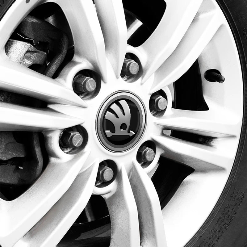 4pcs 56/60mm Car Wheel Center Hub Cap Car Rims Dust-Proof Cover Hubcaps For