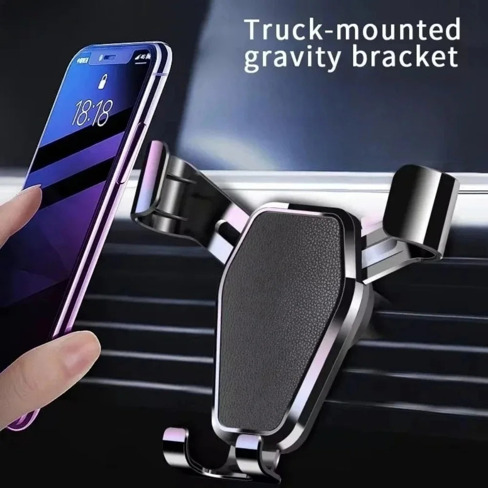 Gravity Car Phone Holder Air Vent Clip Mount Auto Phone Stand GPS Phone