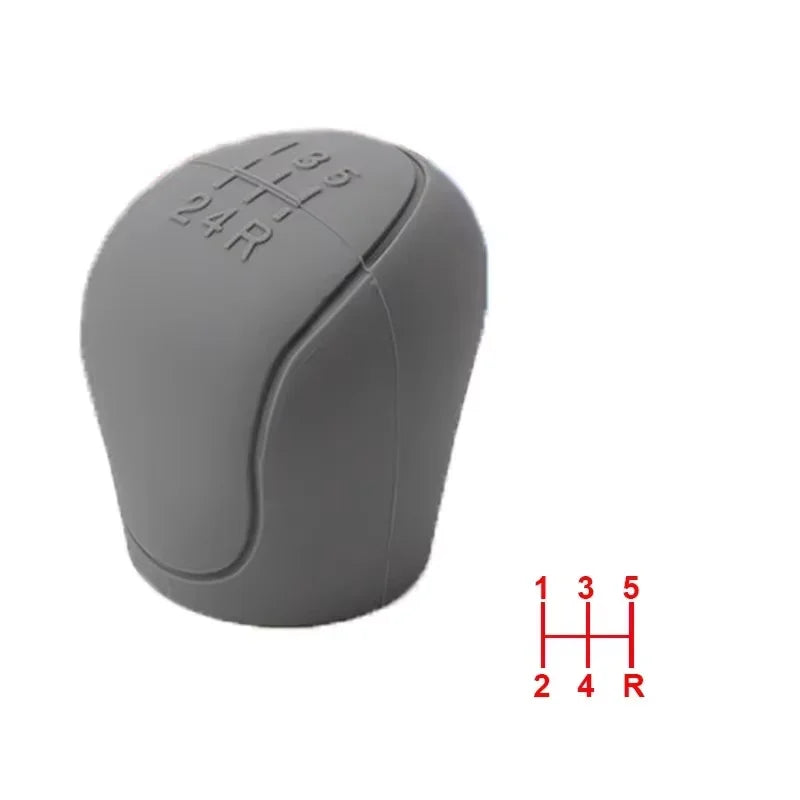 Manual 5 / 6 Speed Car Silicone Gear Shift Knob Cover Gear Shift Non-Slip