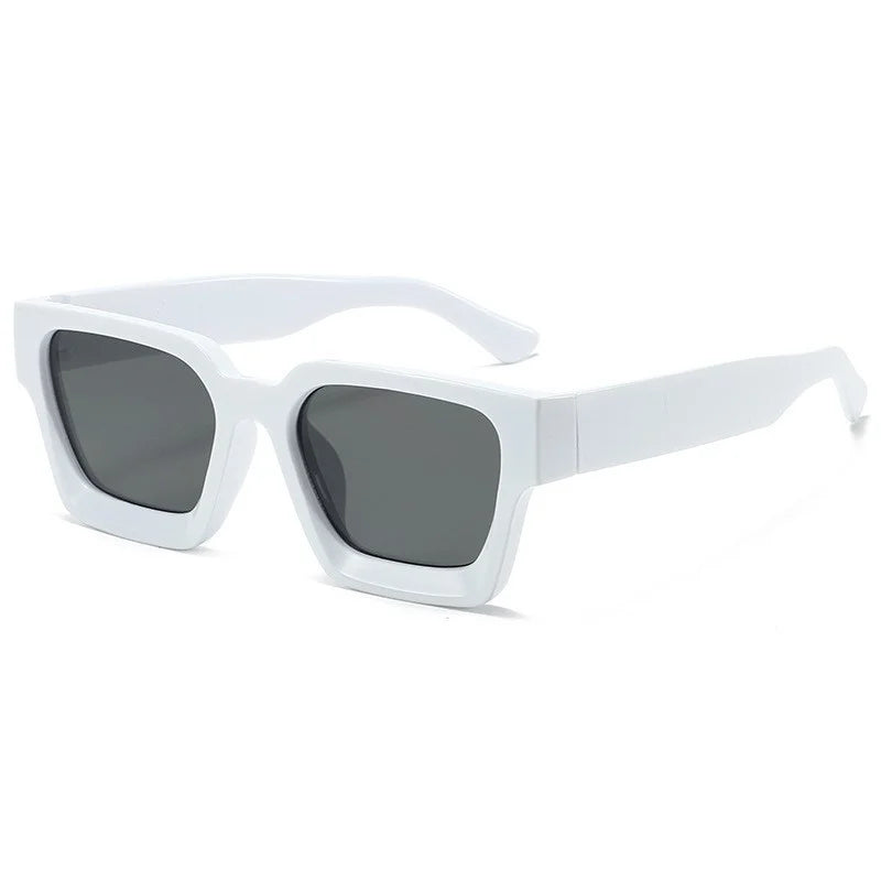 1PC Unisex Plastic Fashion Square Frame Sunglasses For Street Photography