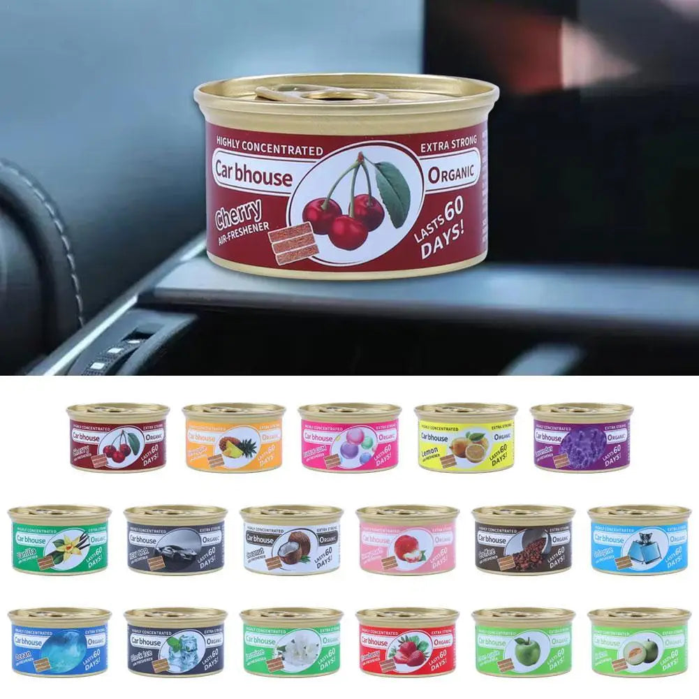 Car Flavoring Car Air Fresheners Perfume Canned Wood Blocks Coffee Flavor