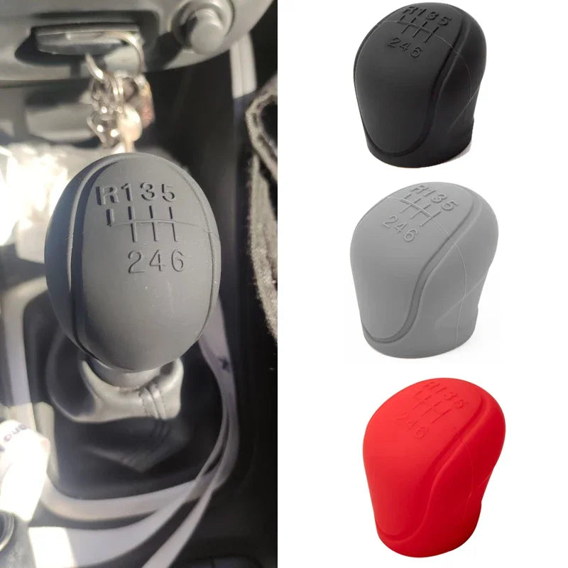 Manual 5 / 6 Speed Car Silicone Gear Shift Knob Cover Gear Shift Non-Slip