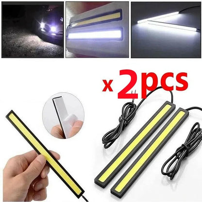 2pcs 17cm Waterproof Daytime Running Lights COB Fog Lamp Car Led Day Light