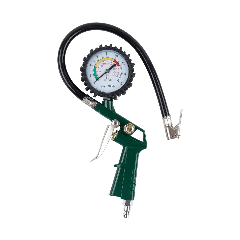 EU Interface Tire Pressure Gauge For Car Motorcycle SUV Inflator Pumps Tire