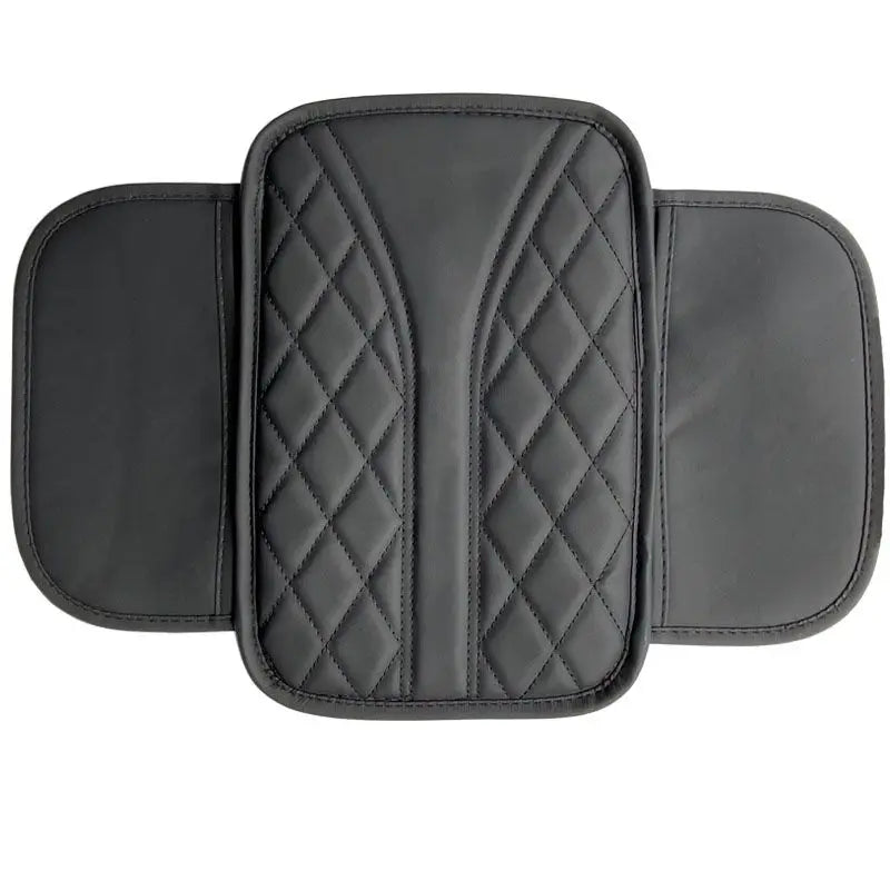 1pc Car Armrest Pad with Storage Bag PU Leather Car Elbow Pad Car Center