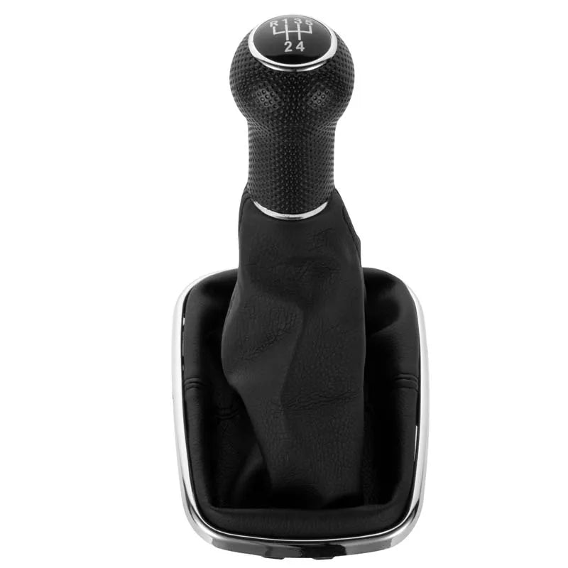 Car 5/6 Speed 12mm Gear Shift Knob Lever Shifter Gaiter Boot For Volkswagen