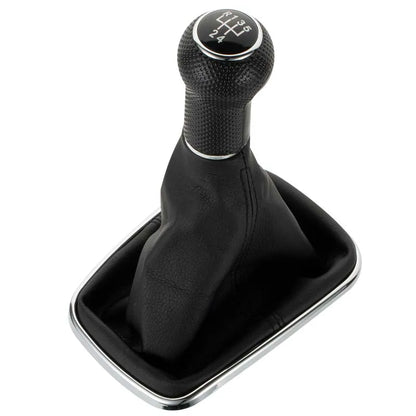 Car 5/6 Speed 12mm Gear Shift Knob Lever Shifter Gaiter Boot For Volkswagen