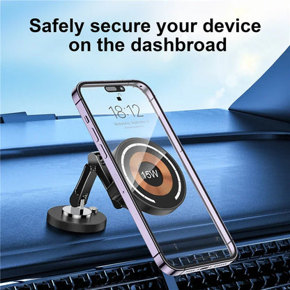 Magnetic Car Wireless Charger Stand Magnet Car Mount Fast Charging Station