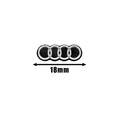 Car Logo Remote Control Key Badge Sticker For Audi Q5 Q3 Q2 Q7 A3 B5 B6 B7