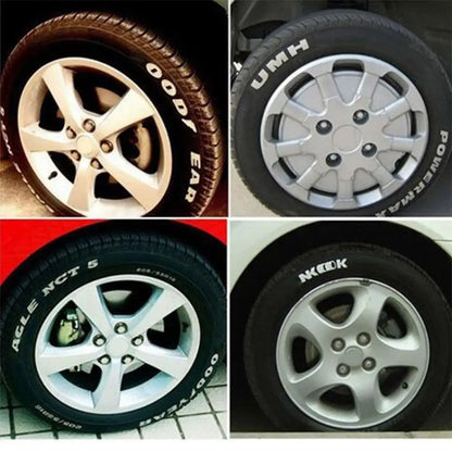 1pcs White Waterproof Cars Wheel Tire Oily Mark Pen Auto Rubber Tyre Paint
