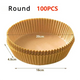 Round-100pcs