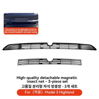 YZ For Tesla Model 3/Y/YL Juniper Highland 2026 Front Grille Magnetic Cover