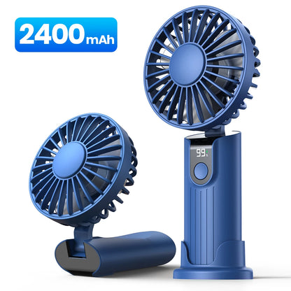 TOPK 5000mah Rechargeable Mini Desk Fan