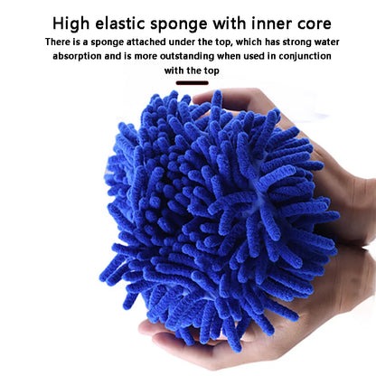 Car Wash Microfiber Chenille Car Wash Sponge Care Washing Brush Pad Washing