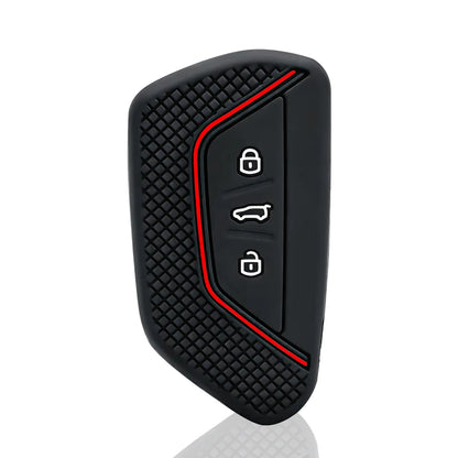 Silicone Car Key Fob Chain Case Cover For Vw Golf 8 Id.3 Id.4 Id.7 Id.buzz